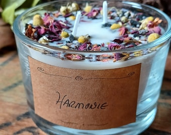 Votive candle "Harmony" / candle / candle magic / herbal magic / candle magic / well-being /