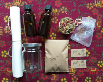 Yoni oil DIY set / Yoni / femininity / spirituality / women's medicine / Yoni oil / DIY / herbal set / naturalness / medicinal herbs / womanhood