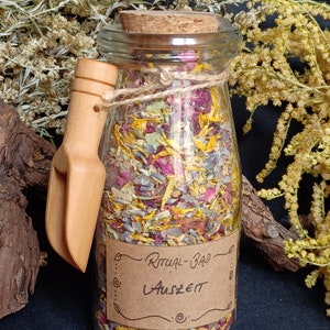 Ritual bath "time out" / ritual bath salt / sea salt / herbal magic / natural magic / spirituality / natural spirituality / well-being / soul