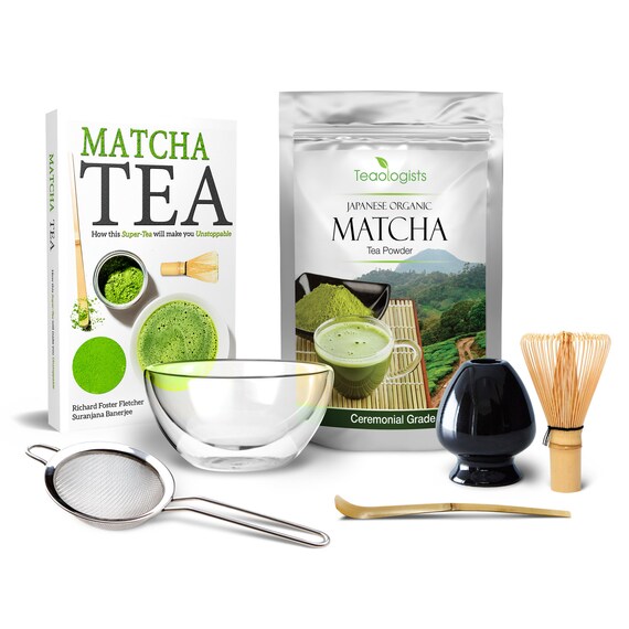 Matcha Tea & Teaware Gift Set by Teaologists Includes 40g Etsy