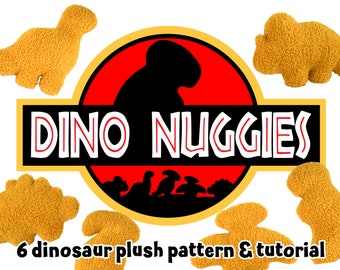 Dino Nuggies Sewing Pattern PDF
