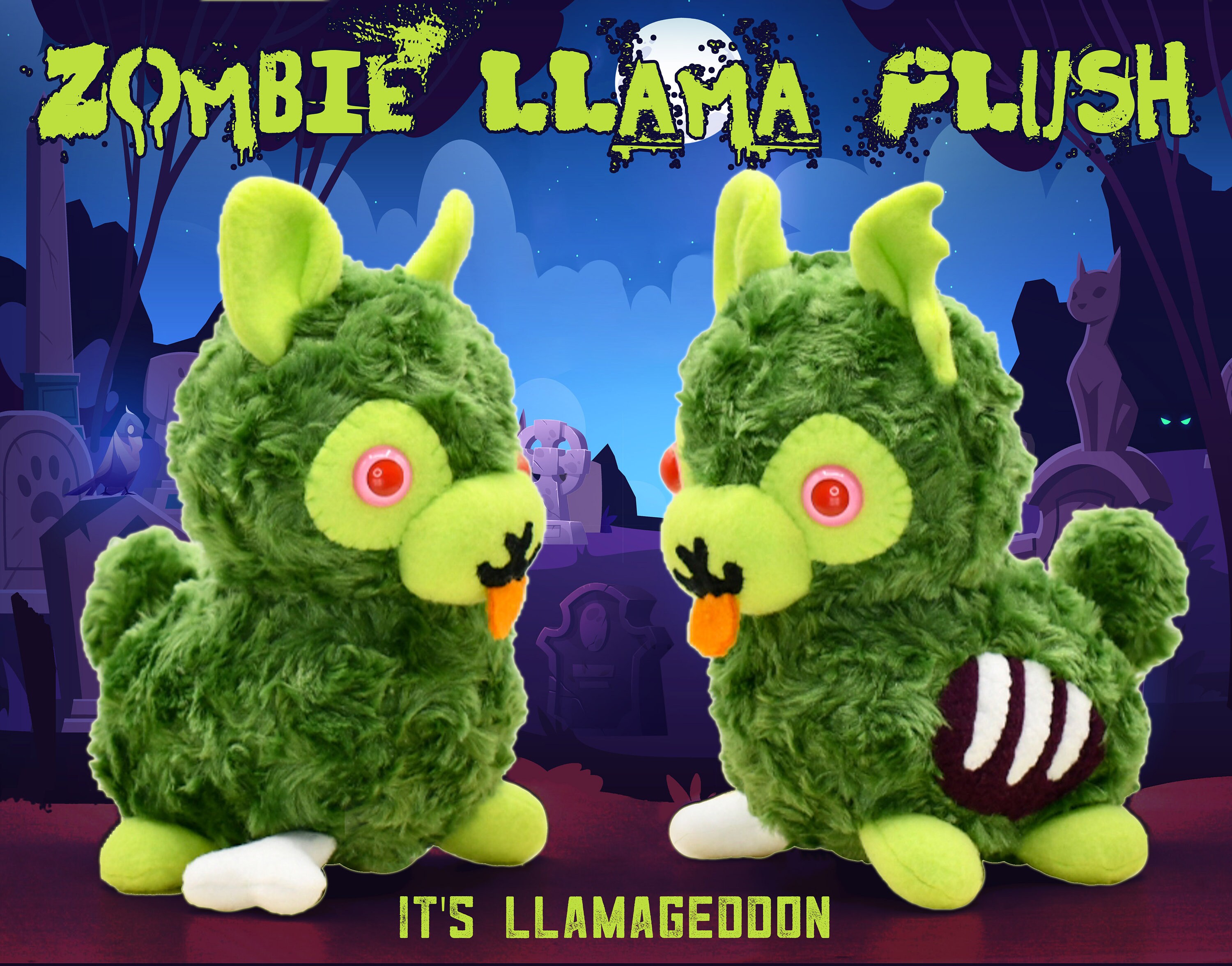 zombie llama plush