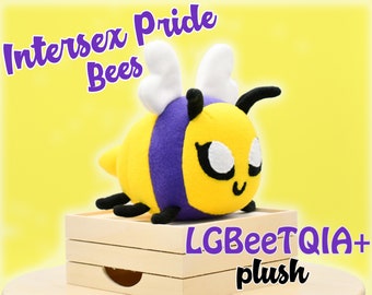 LGBeeTQIA+  Intersex Pride Bee