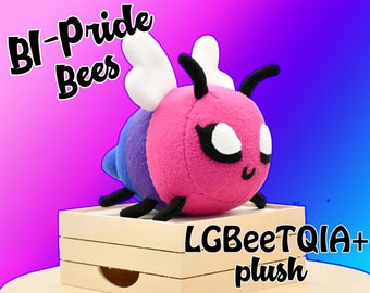 LGBeeTQIA+  Bisexual Pride Bee