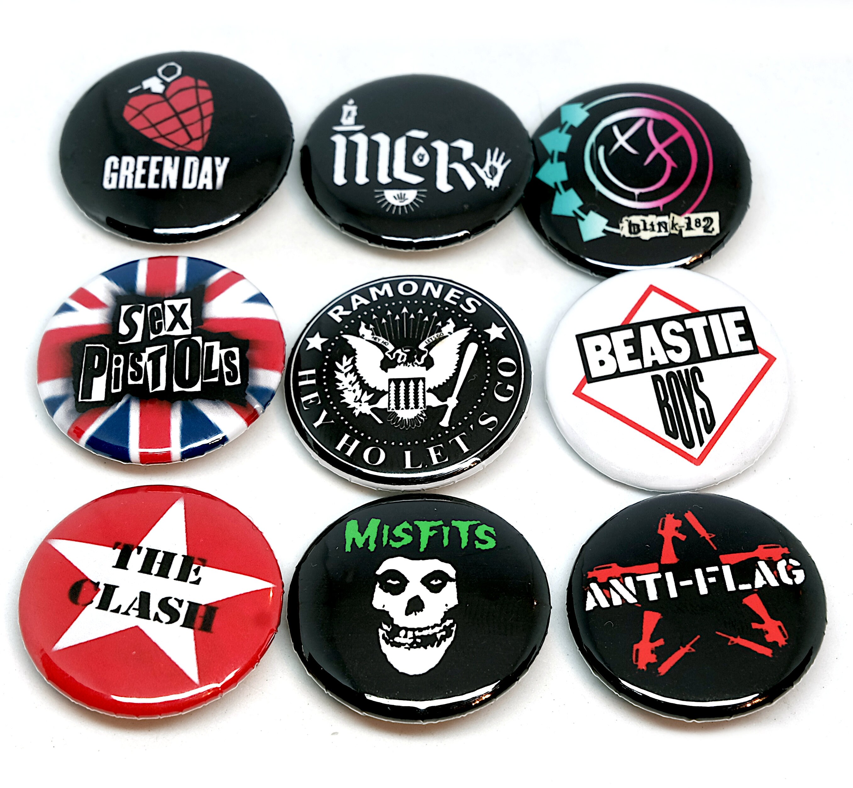 BAND LOGO Pins Rock Punk Metal Pop Music Pins Any Band Etsy UK