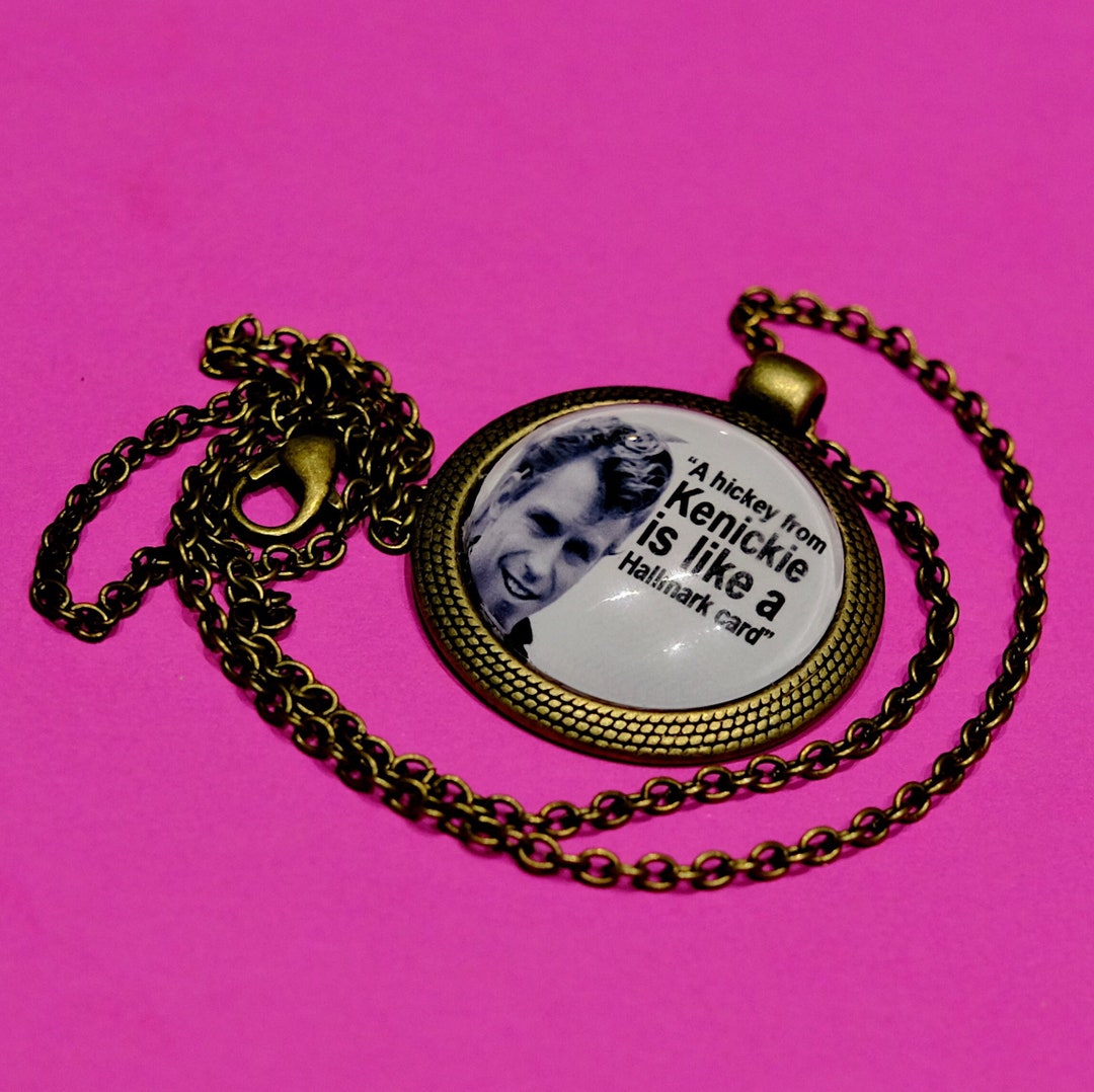GREASE Necklace Pendant Jeff Conaway Kenickie Quote a Hickey From