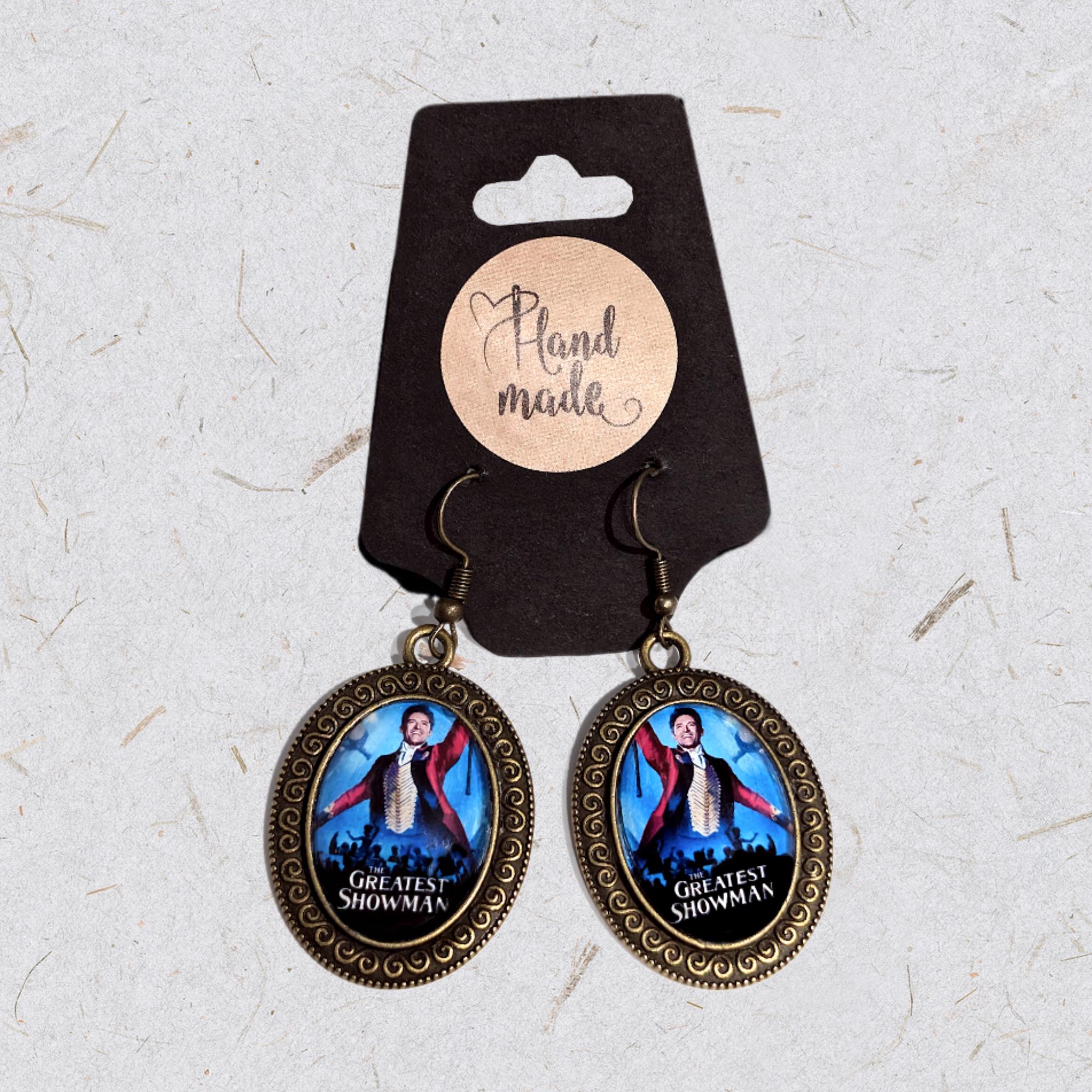 THE GREATEST SHOWMAN Earrings Hugh Jackman Greatest Showman Greatest Showman Gifts Stocking Filler Musical Theatre Gifts Movie Etsy