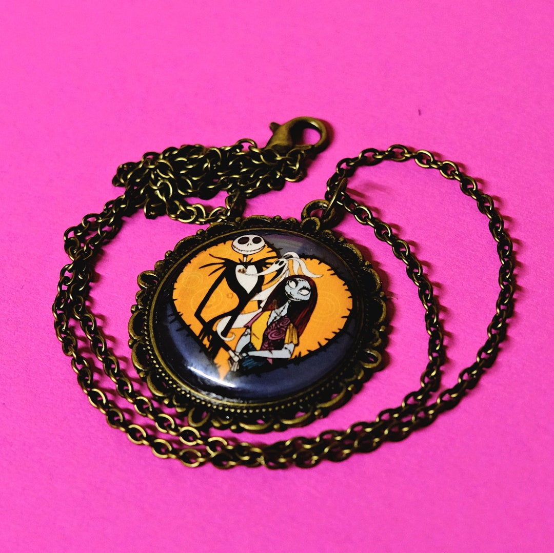 NIGHTMARE BEFORE CHRISTMAS Necklace Pendant Jack Skellington Etsy