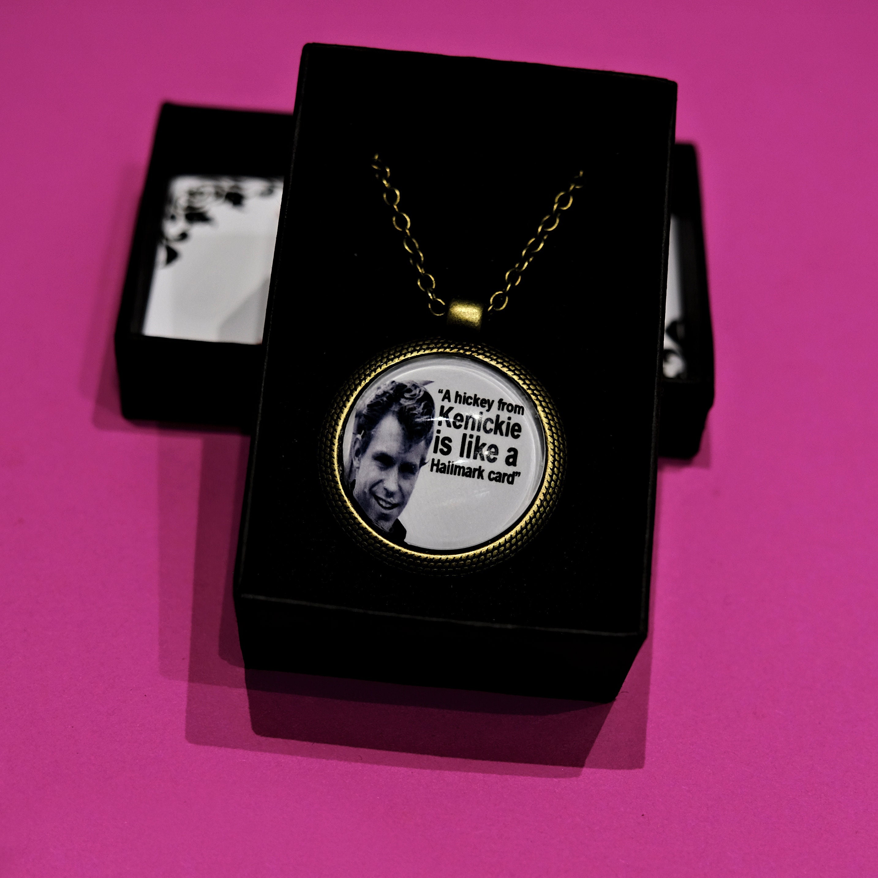 GREASE Necklace Pendant Jeff Conaway Kenickie Quote a Etsy