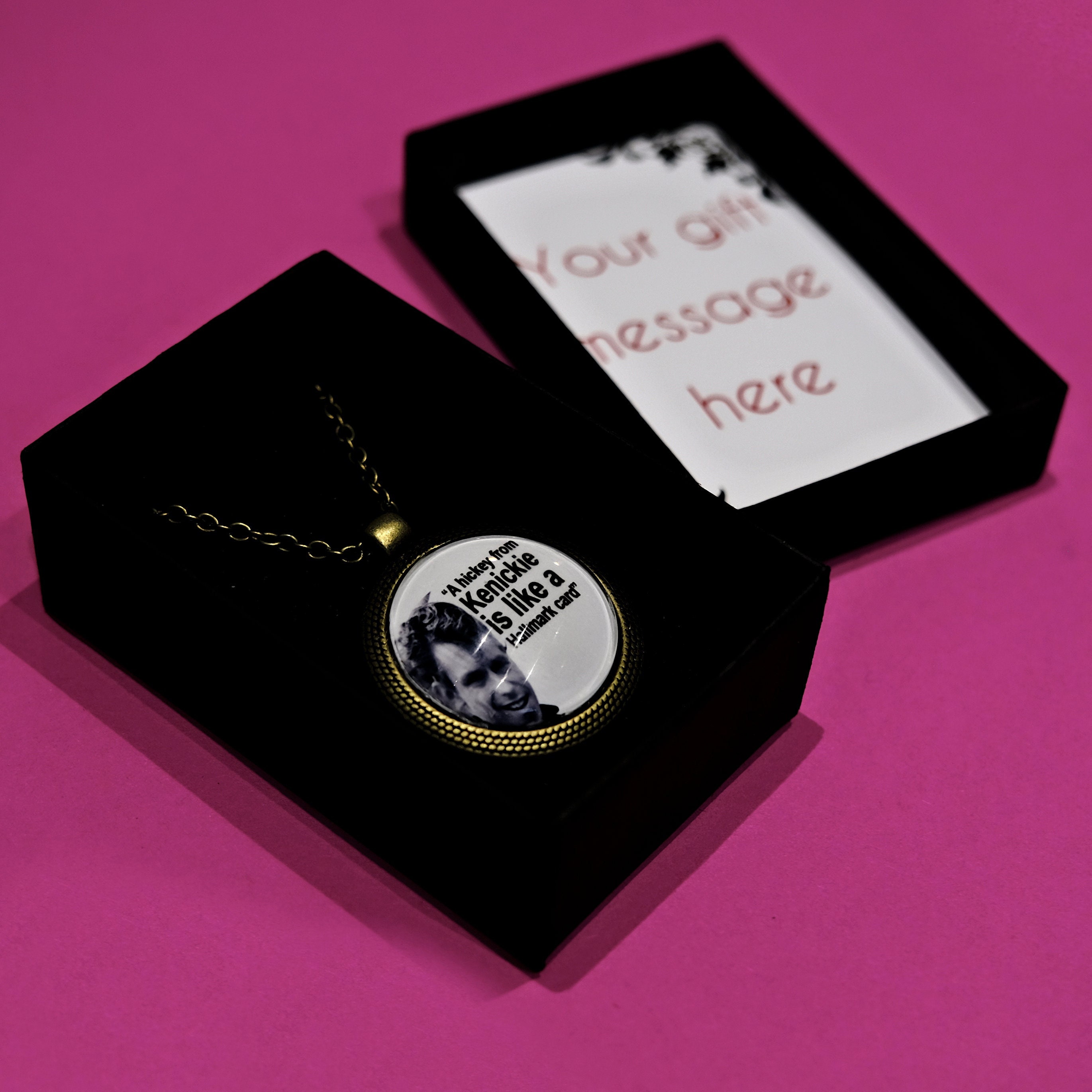 GREASE Necklace Pendant Jeff Conaway Kenickie Quote a Etsy