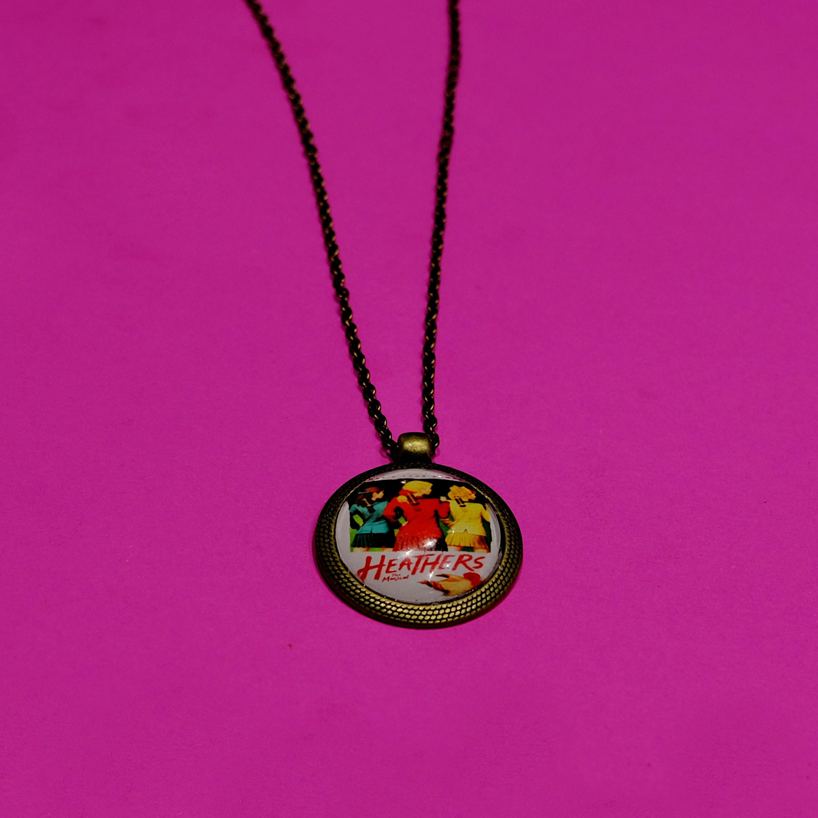 HEATHERS THE MUSICAL Necklace Pendant Heathers Broadway - Etsy UK