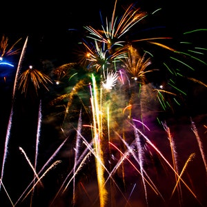 Fireworks / Descarga digital - Wall Art - Fotografía digital imprimible