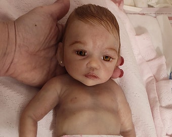 Bebé reborn de silicona tamaño prematuro ojos abiertos ENVIO IMEDIATO -   España