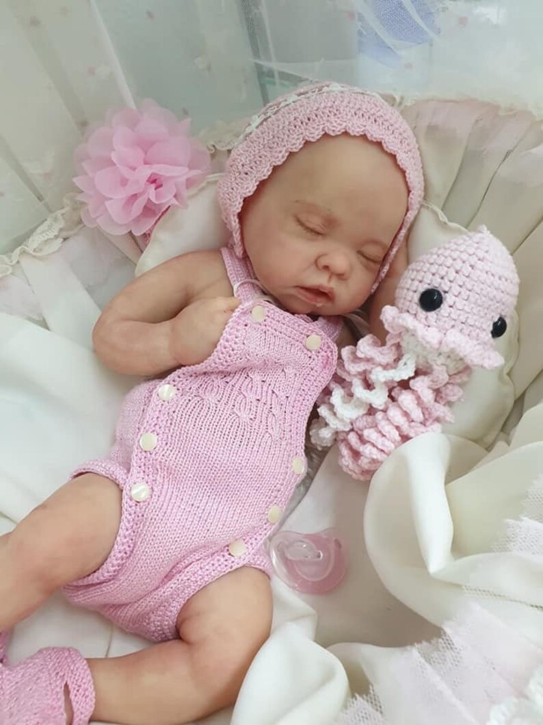 With joints. Baby reborn silicone eyes closed or open can Etsy