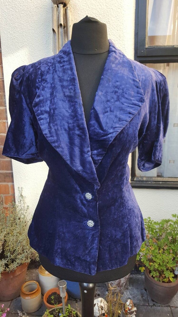 purple evening jacket