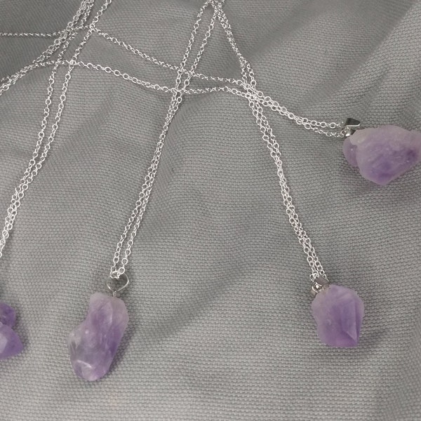 Small Purple Portal Shard Crystal Necklace Shadowhunters-Inspired