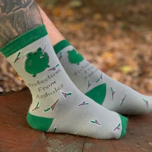 Stabby Frog Socks
