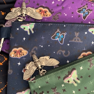 Moth Med Bag, Pencil Pouch or Makeup Bag