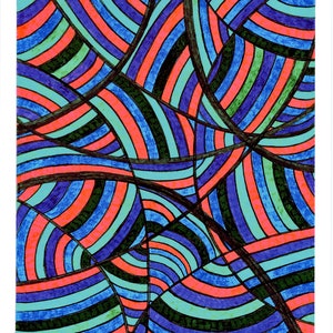 Art print of an original drawing - &quot;Colors&quot;