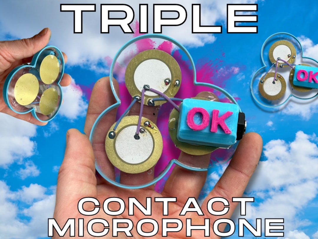 Triple Contact Microphone - Etsy