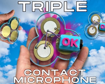 Triple Contact Microphone