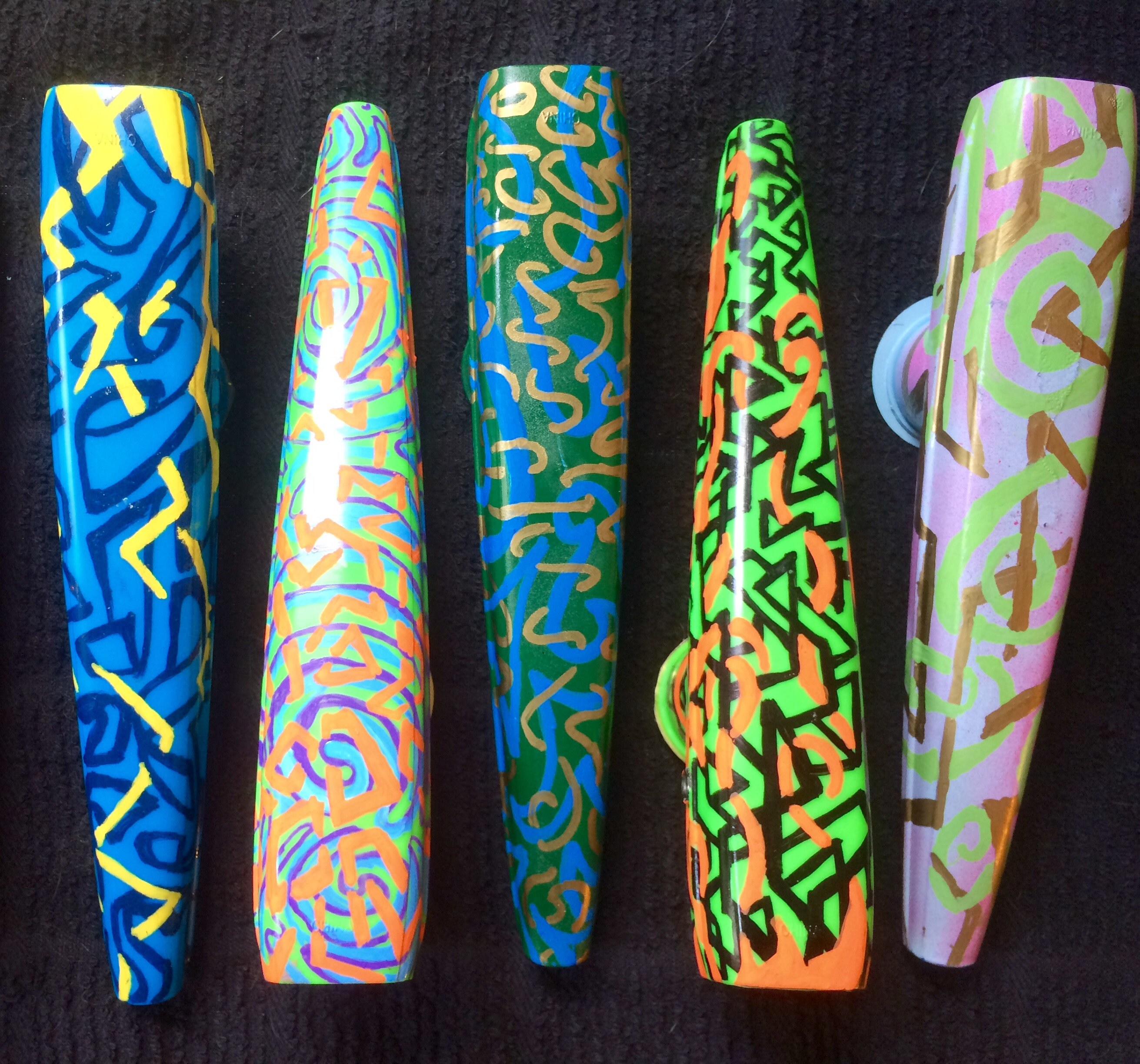 Handpainted Jumbo 8 ELECTRIC Kazoo Etsy