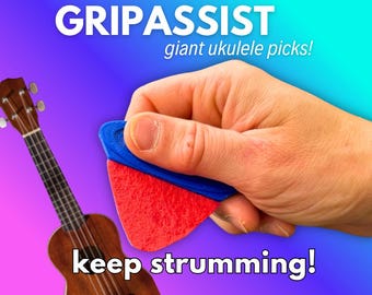 GripAssist: Oversized Ukulele Pick