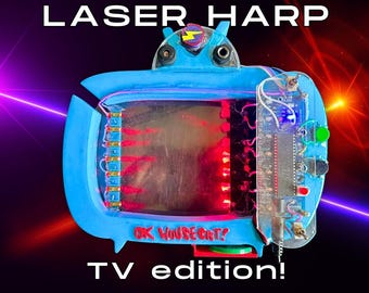 Laser Harp - TV Edition Homemade Electronic Synth
