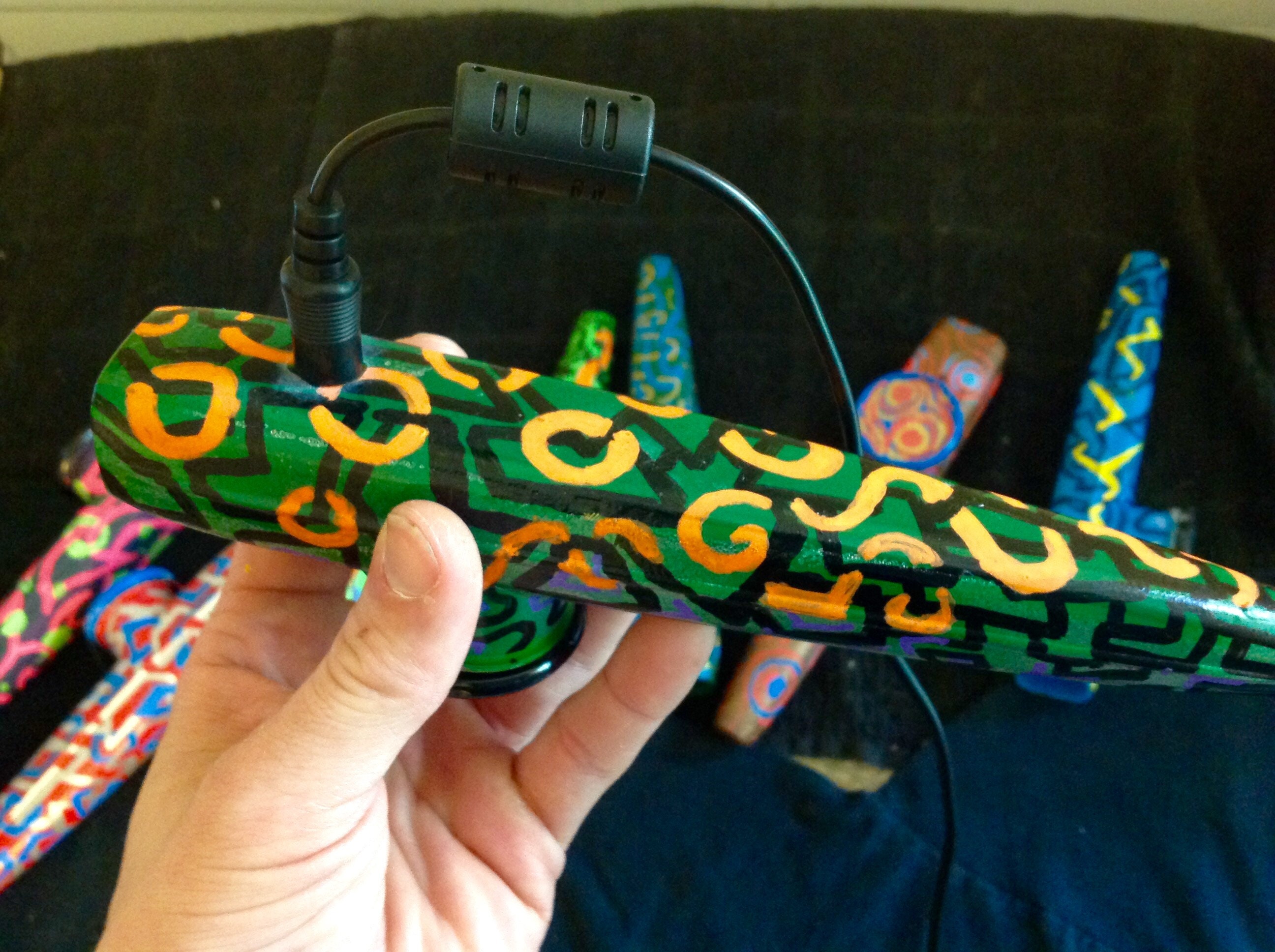 Handpainted Jumbo 8 ELECTRIC Kazoo Etsy