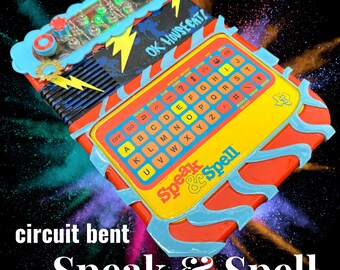 Circuit Bent Speak & Spell: Storm - Handcrafted Electronic Art (1 of 3)