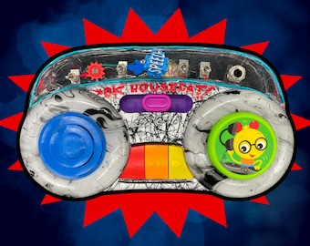 Circuit Bent Boombox: Unique Modified Musical Toy