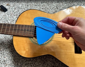 GripAssist XL Oversized Guitar Pick – STL File Download for 3D Printing (Noncommercial Use License)