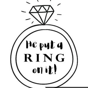 He put a ring on it