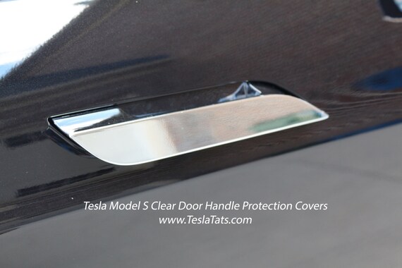 Tesla Model S X 3 Clear Door Handle Protection Covers Set Of Etsy