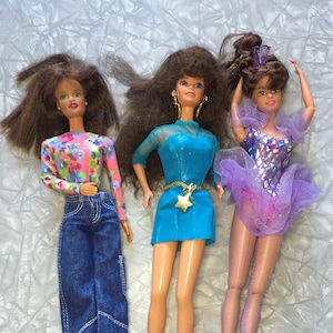 Brunette barbie 90s best sale