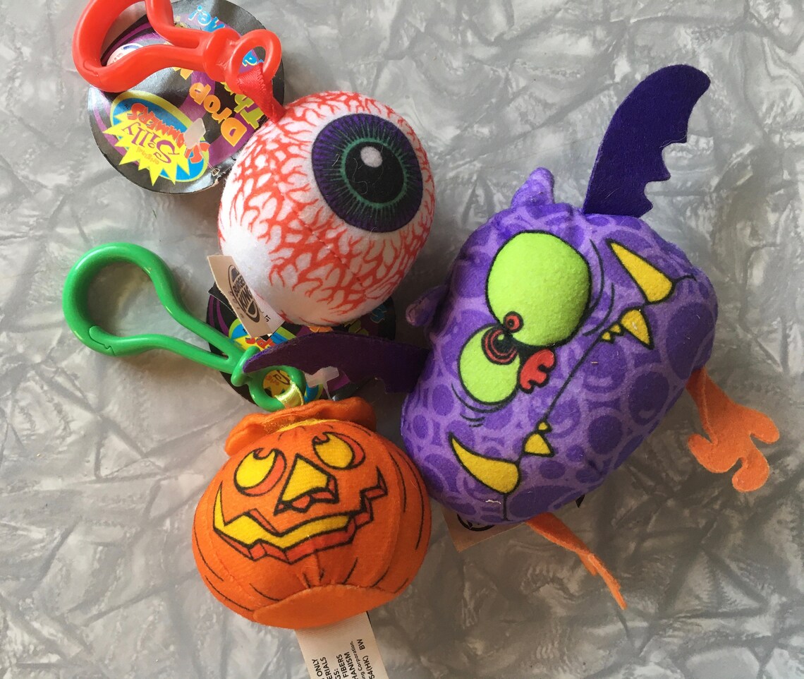 Lot of 3 Halloween Silly Slammers Burger King BK Kids Meal Toy Etsy