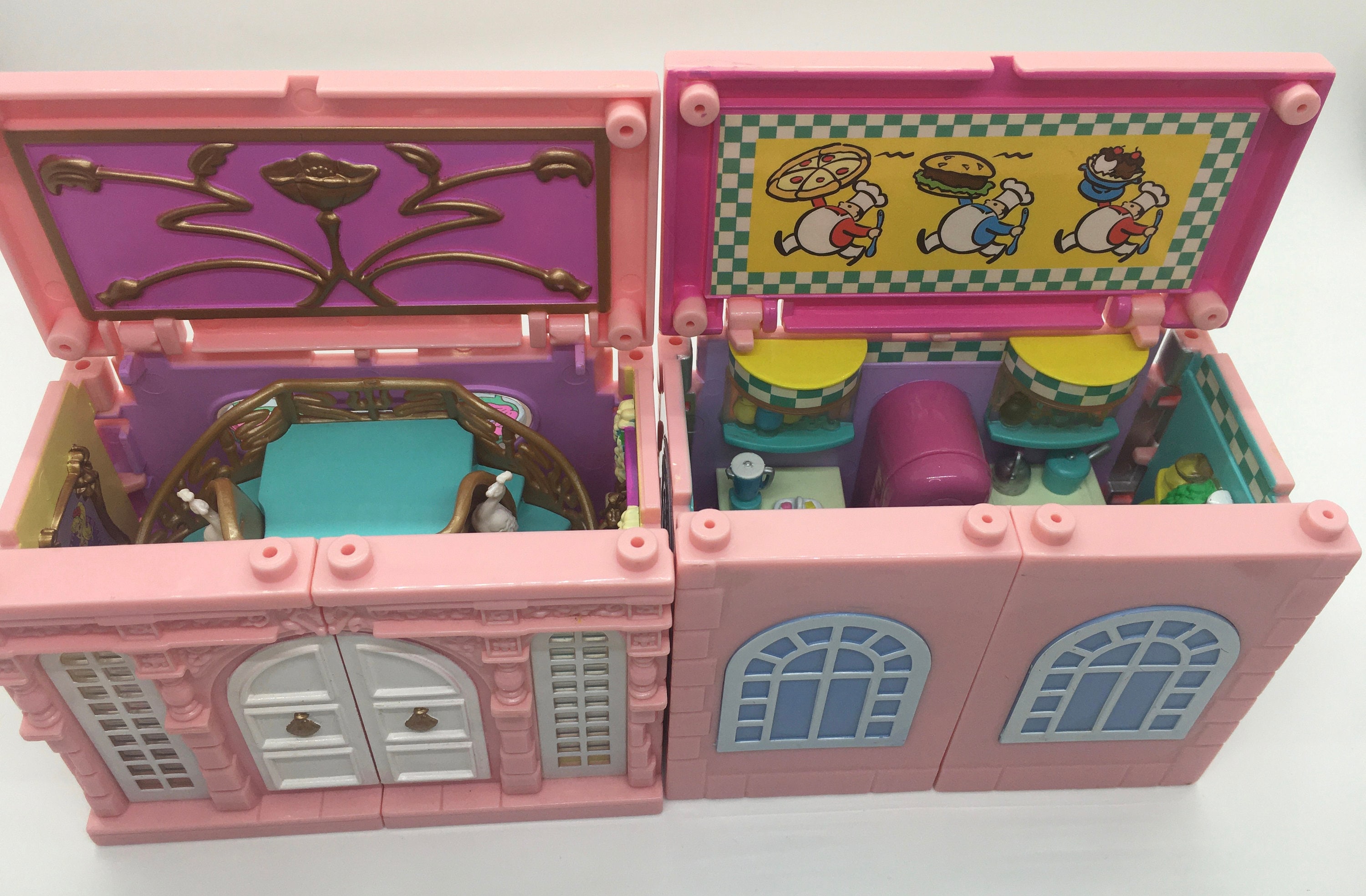 Polly Pocket Deluxe Mansion Dream Builders Play Sets Lot Etsy