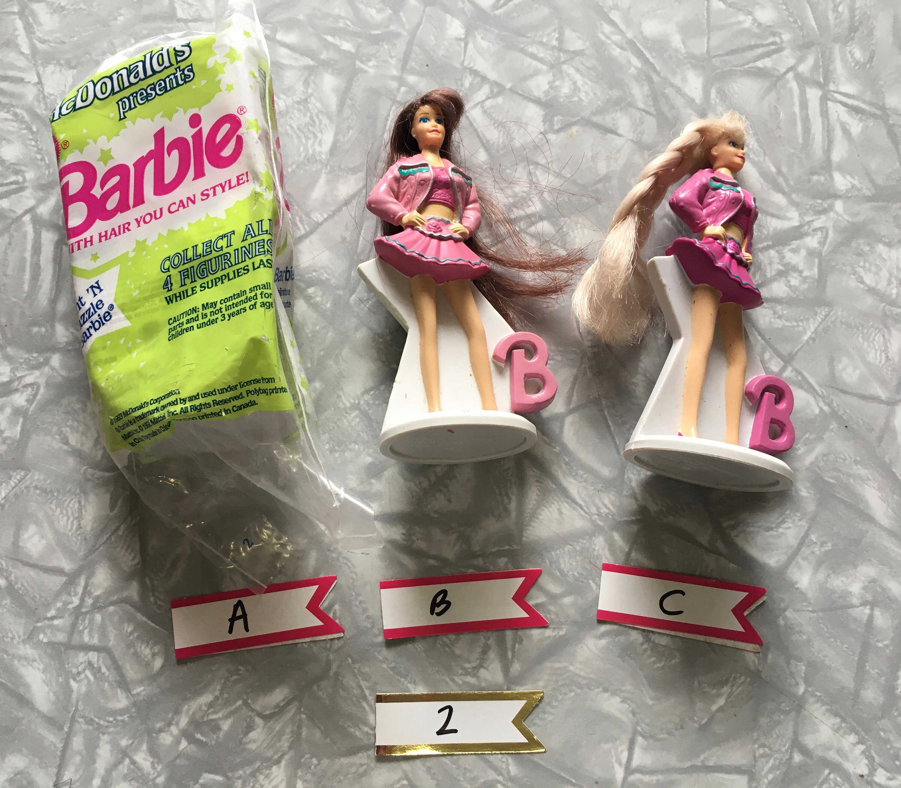 1993 McDonald's Barbie Happy Meal Toys Mattel | Etsy
