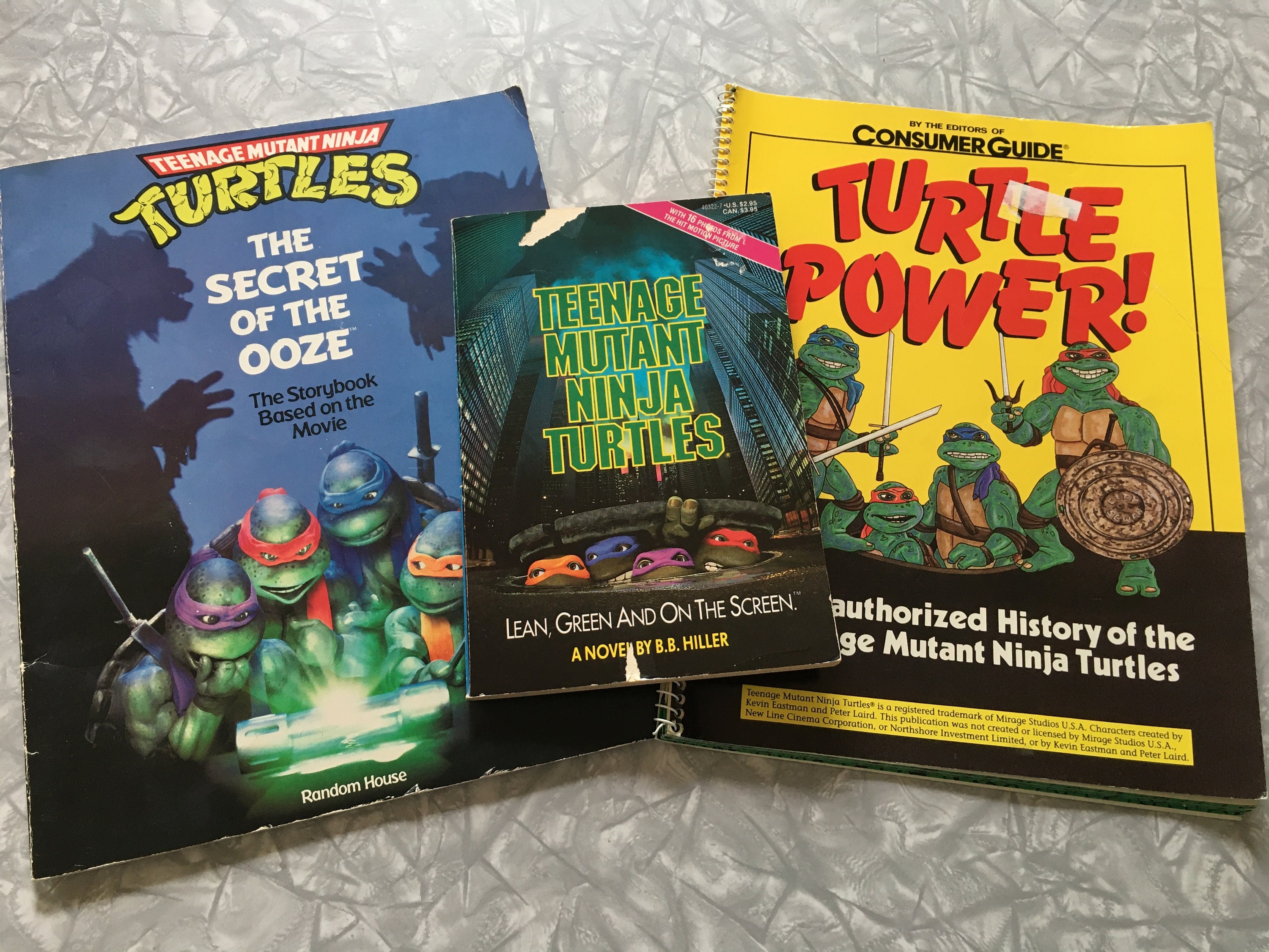 Lot of 3 Teenage Mutant Ninja Turtles Movie Storybooks Consumer