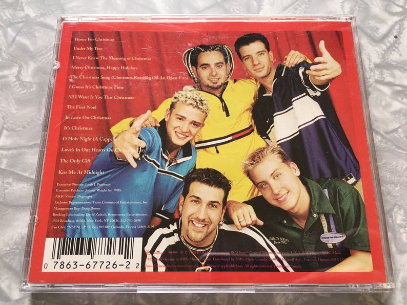 1998 NSync Home For Christmas CD Etsy