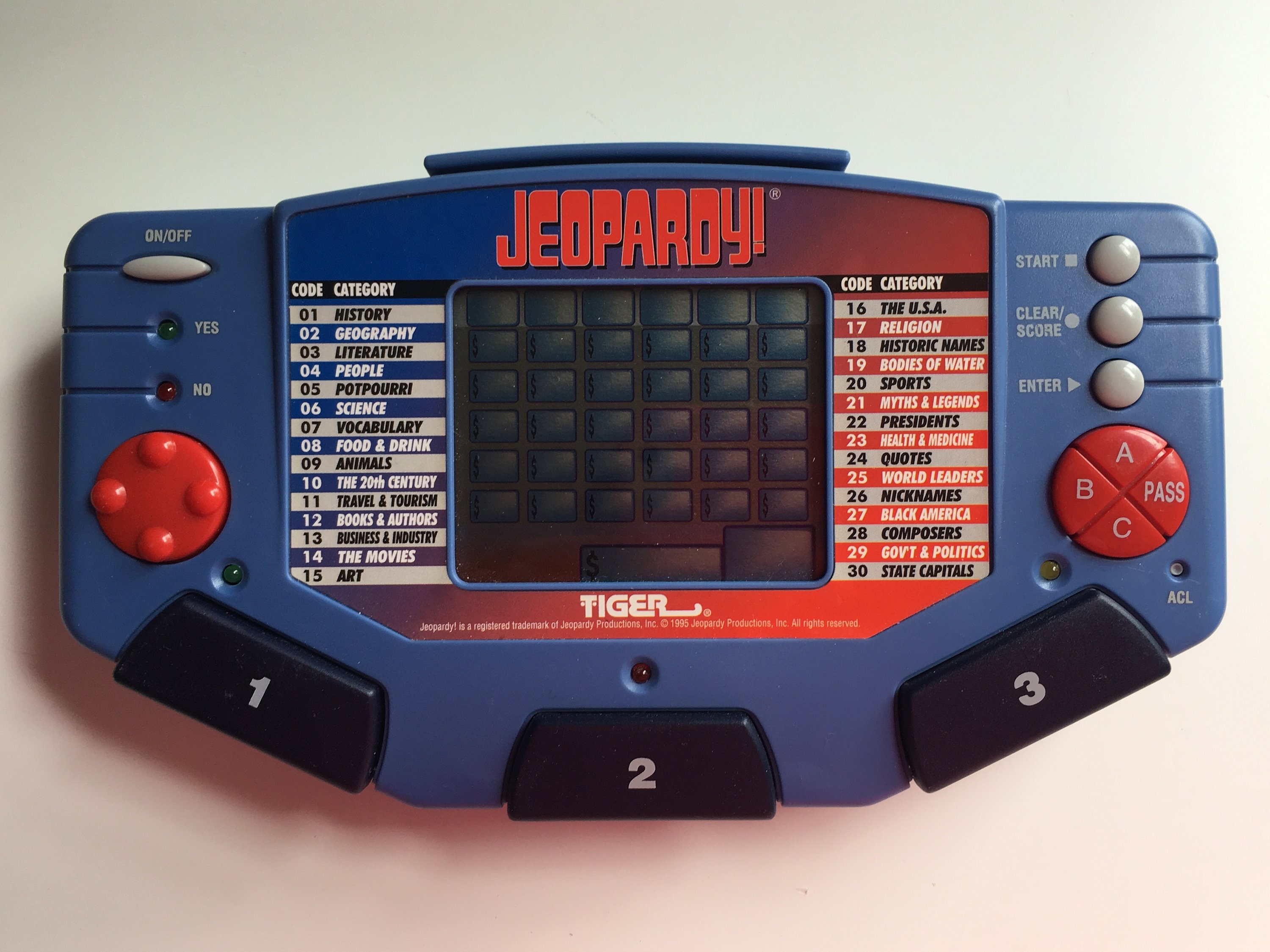 jeopardy electronic game