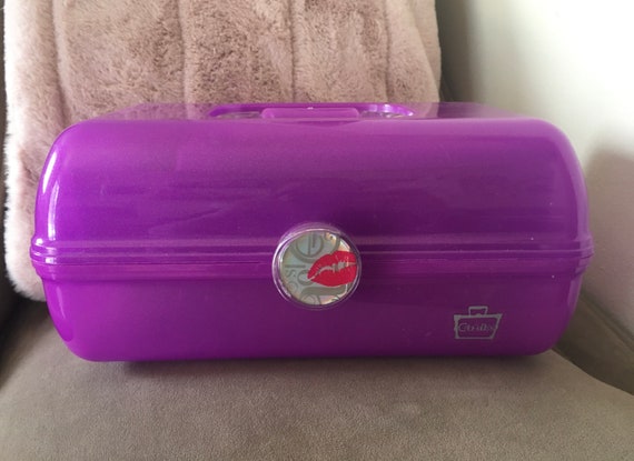 Caboodles Vintage On-The-Go Girl Storage Sparkle Cosmetic Case