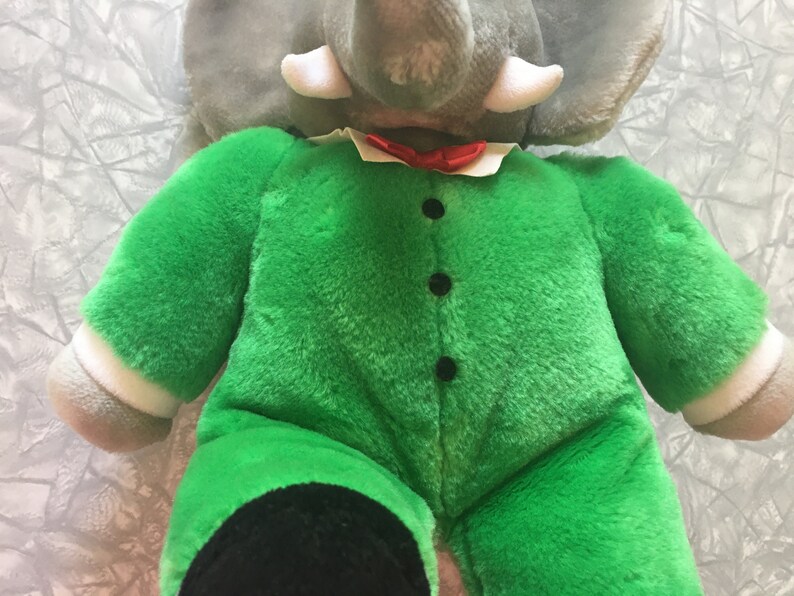 Vtg 1990's Babar Plush Stuffed Animal Elephant | Etsy