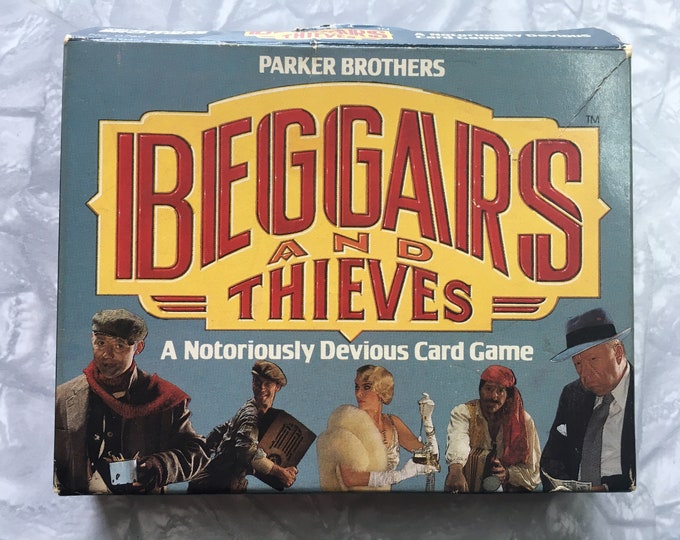 1984 Beggars and Thieves Card Game Parker Brothers Etsy Canada