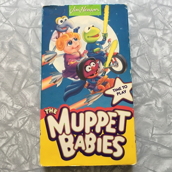 1993 The Muppet Babies "Time To Play" VHS Tape - Jim Henson