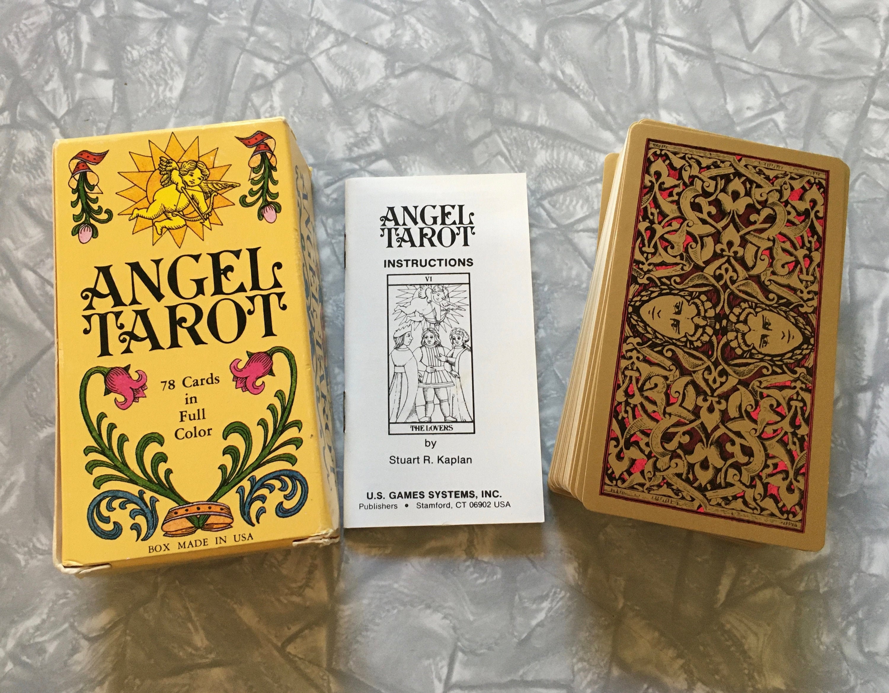 1980 Angel Tarot Card Deck by Stuart R. Kaplan - Made in Japan - Etsy