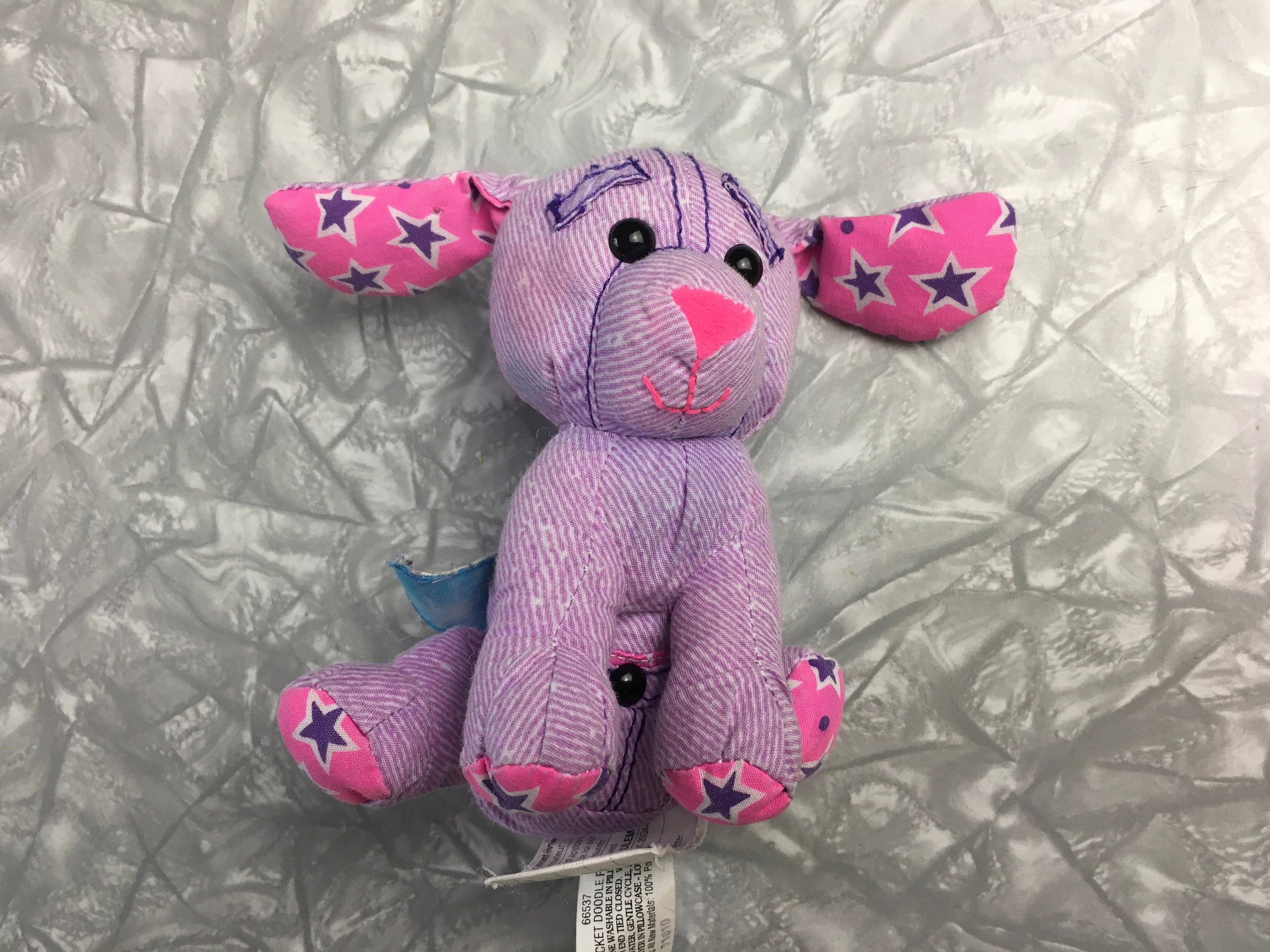 Doodle Bear Blue Bear Plush 