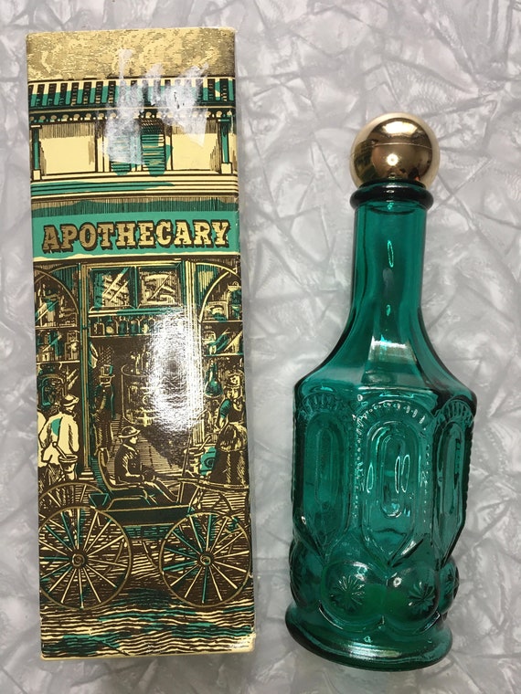 Vtg Avon Breath Fresh Mouthwash Decanter Bottle and Box Etsy