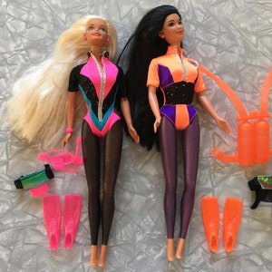 1996 Ocean Friends Barbie Kira Accessories 15428 15430 Mattel
