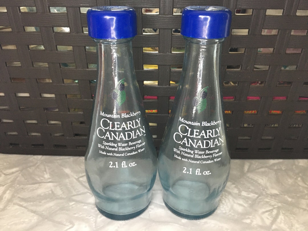 Vtg Clearly Canadian Sparkling Water Bottle Salt & Pepper - Etsy